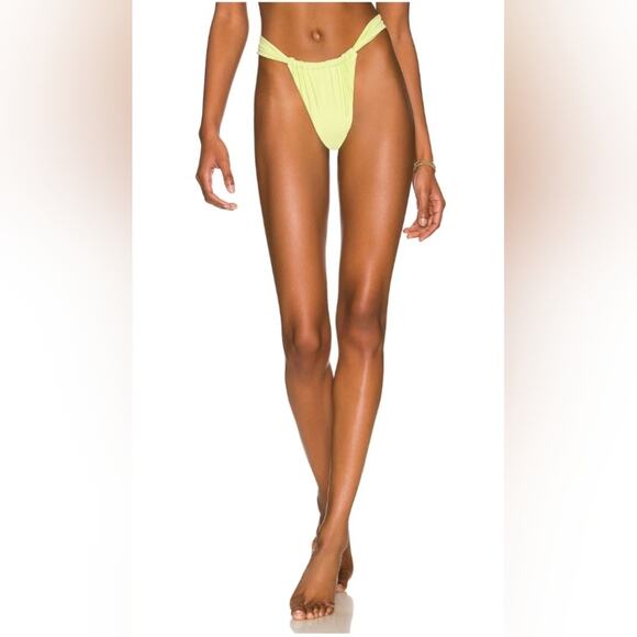 Lovers and Friends Women's Adore You Bottom In Melon Size SM Bikini Bottom Beach - Picture 2 of 9